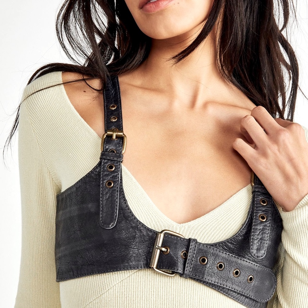 Free People Rebel Leather Harness - Worn Once!